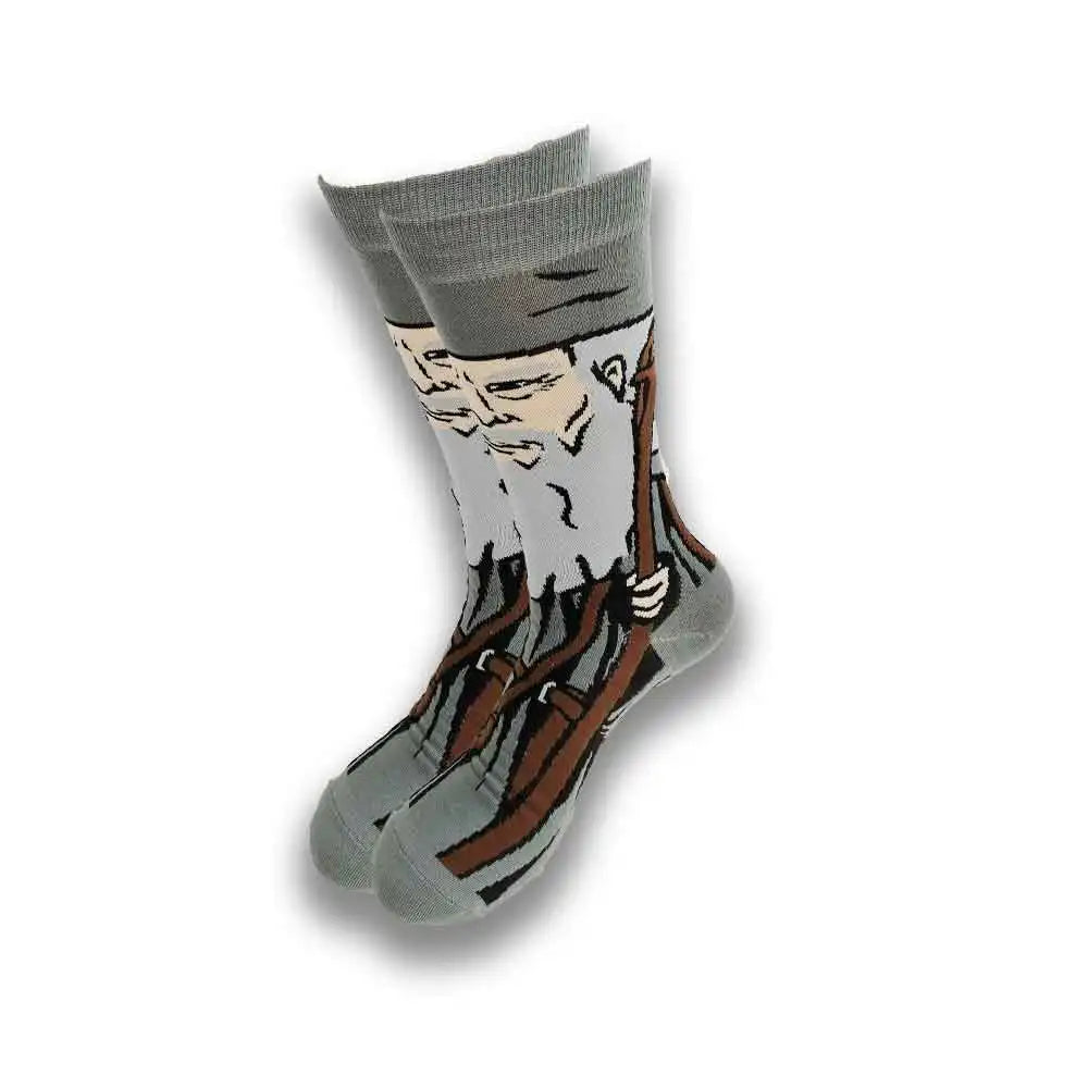 Wholesale and retail fashion socks for men and women all kinds of beautiful patterns men's socks.