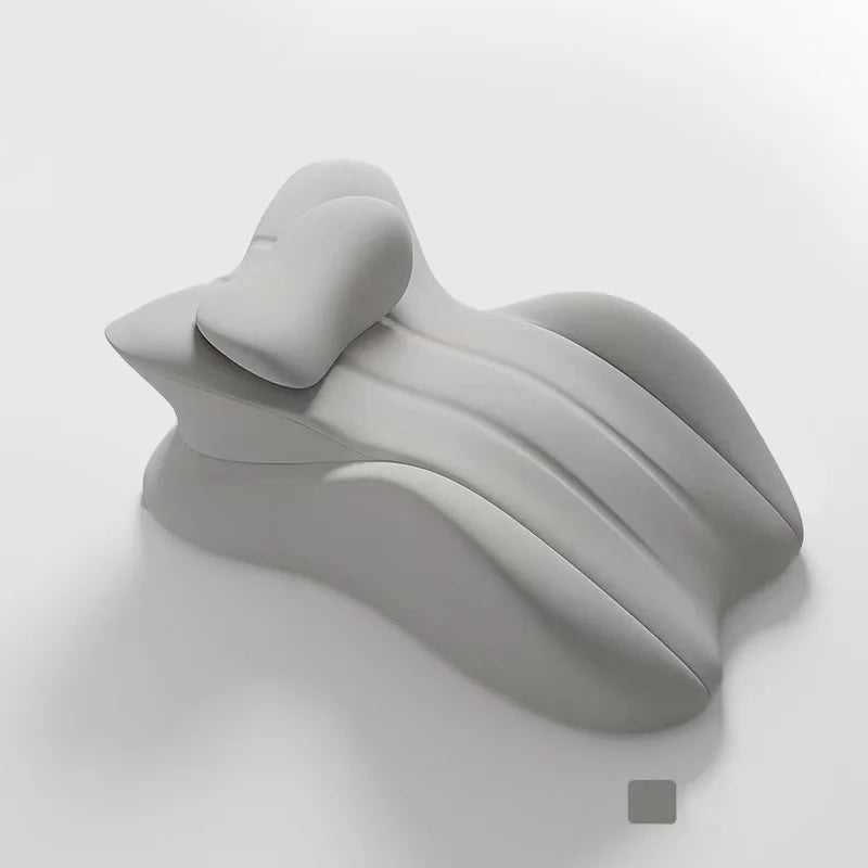 Bed Lie Prone Sleeping Pillow Memory Foam Varicose Cushion Ergonomics Waist Support Cervical Traction Pillows Body Relaxation