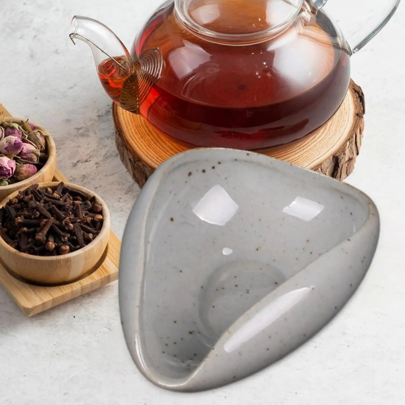 Coffee Bean Weighing Bowl Ceramic Single Dosing Bowl Durable Barista Tools