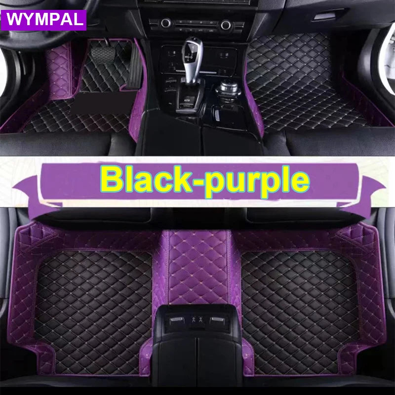 Car Mats For VW VW Passat CC 2008~2016 Floor Rug Set Auto Interior Parts Carpet Pad Luxury Leather Mat Car Accessories