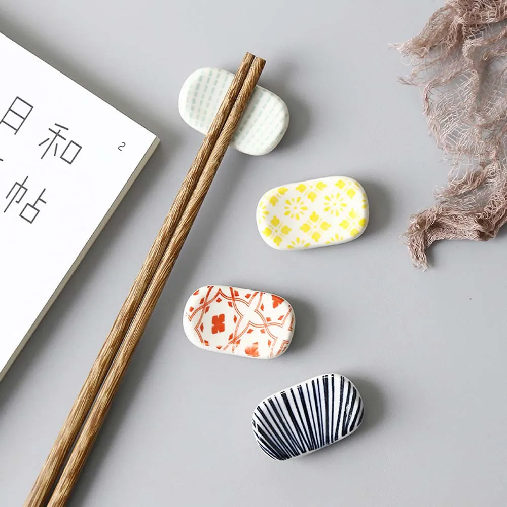 Kitchen Tools Rest Ceramic Tableware Chopsticks Holder Chopsticks Stand Chopsticks Spoon Rack