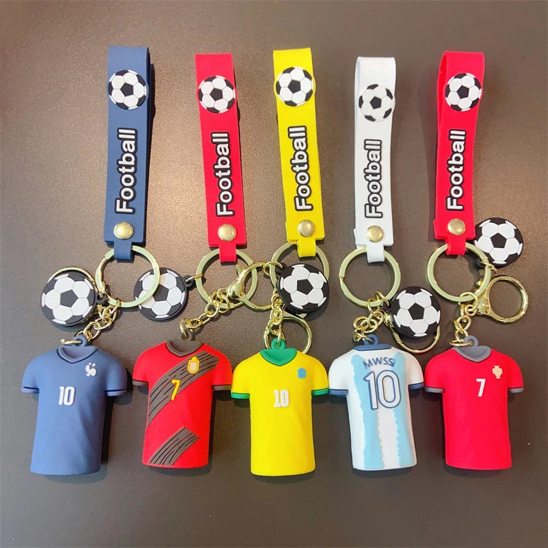 Football Keychain 2026 USA Canada Mexico Sports Pendant Soccer Match Souvenir Accessories Fan Lover Gift Bag Hanging Decoration