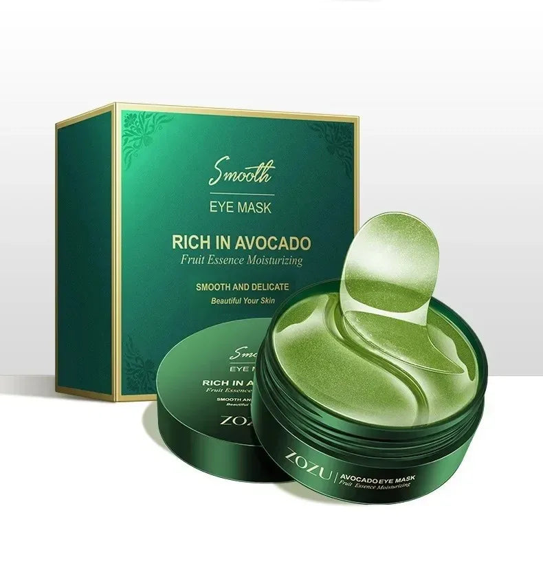 60 Pieces/Box Gold and Avocado Eye Mask to Reduce Fine Lines and Dark Circles, Eye Care