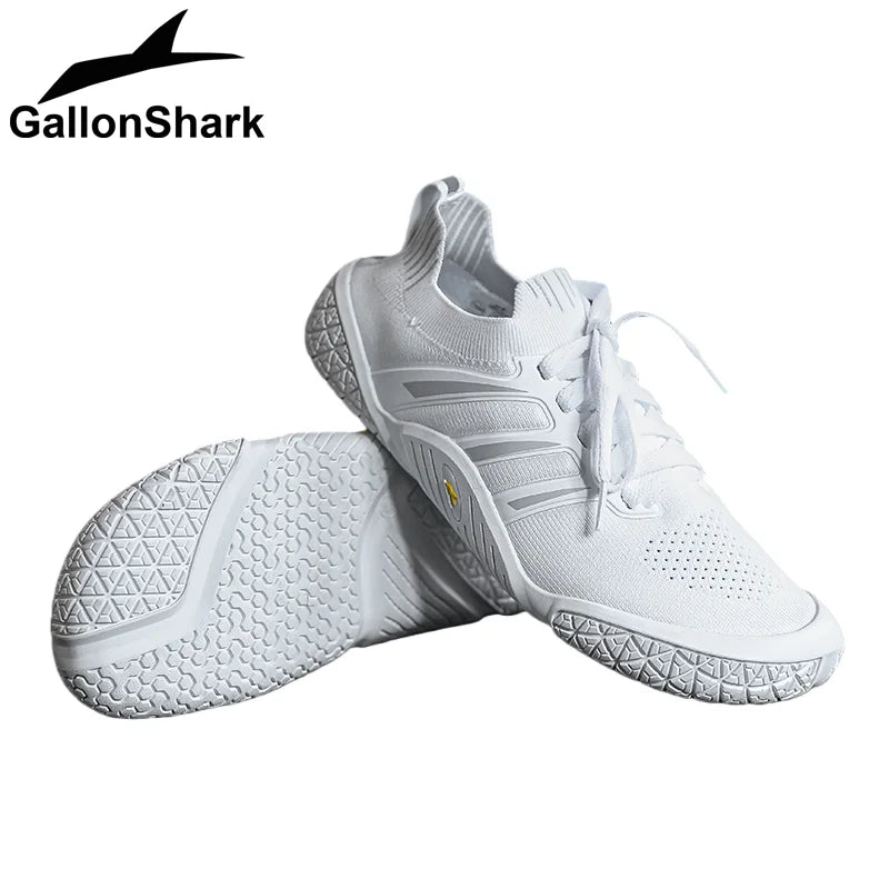 Gym Shoes for Men Women, GallonShark Comfortable Barefoot Sneakers with Anti-Slip Sole for Weightlifting & Training