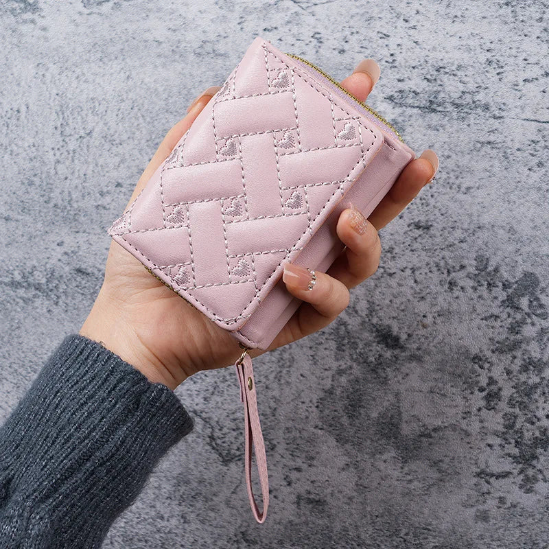 Wallets for Women Kawaii Cute Wallet Luxury Designer Lady Wallet Pink Purse Womens Small Women Leather Wallets Coin Purse