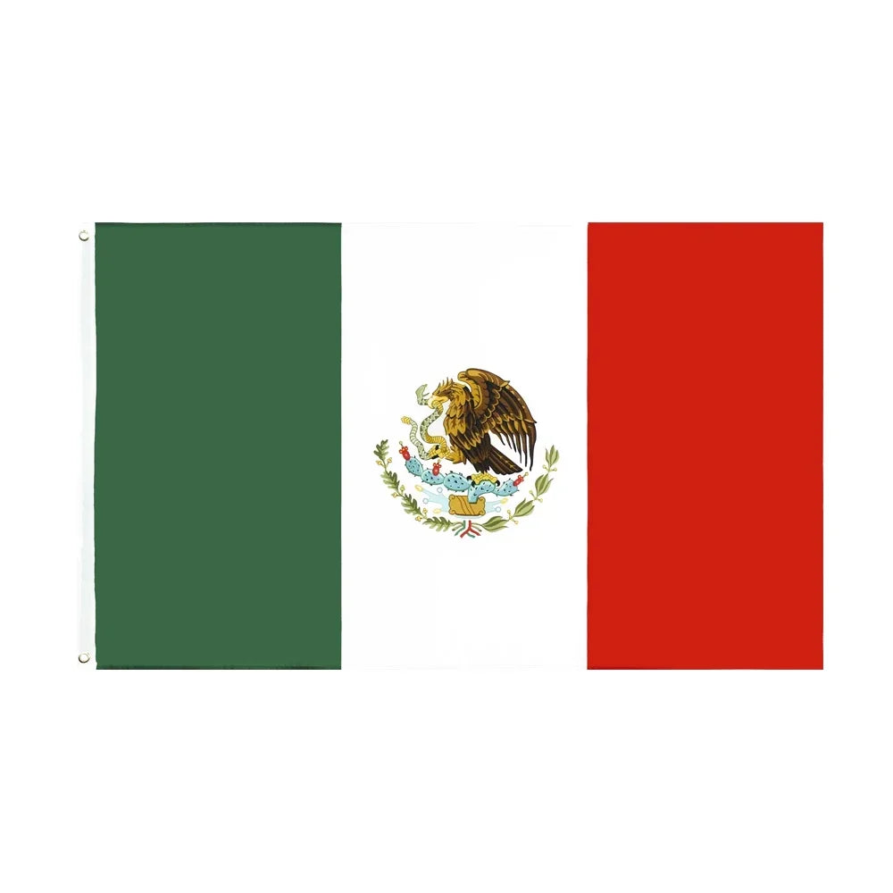 90*150CM Mexico Nation flag Home decoration Outdoor polyester Mexico flag