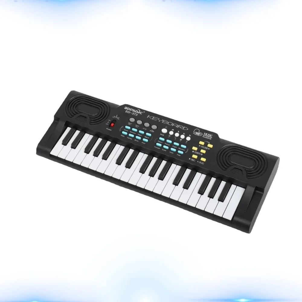 New Electronic Keyboard 37 Key Electronic Keyboard Toy Piano for Kids, Microphone Included