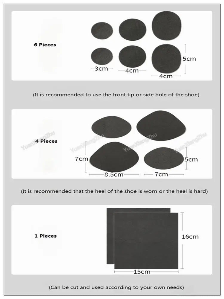 Sports Shoes Patches Vamp Repair Shoe Insoles Patch Sneakers Heel Protector Adhesive Patch Repair Shoes Heel Foot Care Products - Free Item Weekend (50% off).