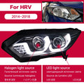 Car Lights for Honda HRV HR-V LED Headlight 2015-2018 Vezel Head Lamp Drl Projector Lens Automotive Accessories