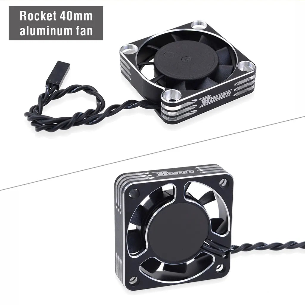 Rocket RC Fan 25mm 30mm 35mm 40mm 50mm SURPASS HOBBY Heat Dissipation Cooling Fan for For 1/10 1/8 Brushless Motor RC Car Part.