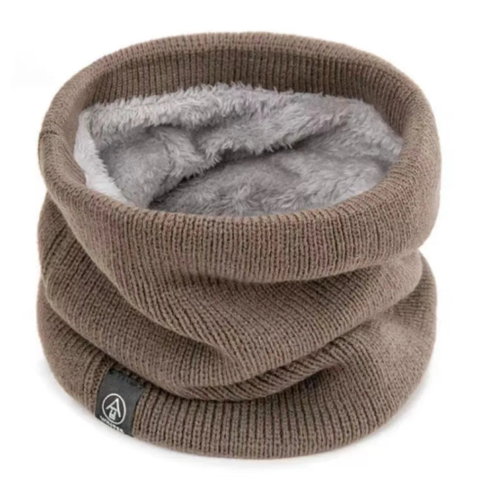 Fashion Soft Knitted Neck Warmer Sports Scarf Women Men Face Cover Winter Skating Running Hiking Scarves Thick Cold-proof Collar