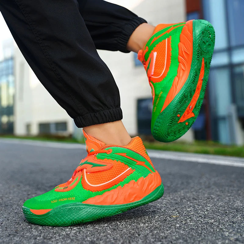 Men's Athletic Basketball Sneakers - Breathable Cushioning Non-Slip Gym Training Running Shoes for Men And Women
