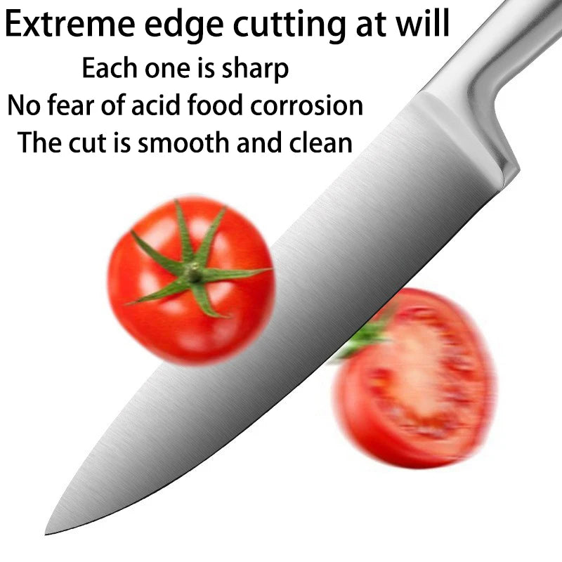 Kitchen Knife set 5-piece stainless steel kitchen with hollow handle Chef's knife Japanese knife Multi-purpose knife Fruit knife