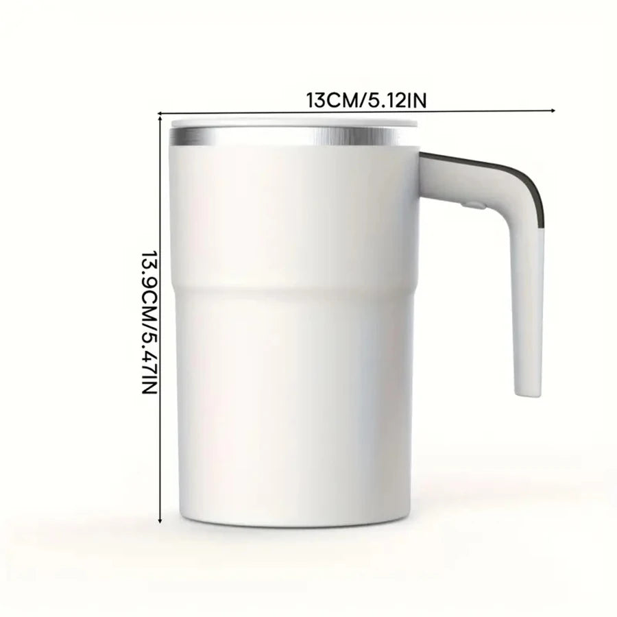 Digital temperature automatic stirring cup, automatic magnetic self stirring coffee cup with temperature display function,