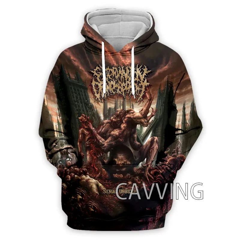 Extermination-Dismemberment  3D Printed Fashion Hoodies Sweatshirts Harajuku Hoodie Sweatshirts Tops Clothing for Women/men