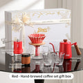 Bincoo Hand Brewed Coffee Pot，Ceramics Filter Cup， Sharing Pot，Hand Brewed Coffee Gift Box Set，Home Barista Kitchen Accessories