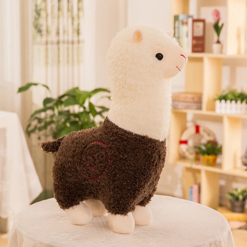 Giant Cute Alpaca Plush Toys Fashion Animal Soft Stuffed Dolls Office Chair Sofa Kawaii Pillows Birthday Gift for Boys Girls