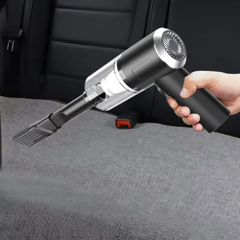 Handheld Car Vacuum Cleaner, 15000PA Portable Cordless, Dual use of blowing and suctionMulti-Nozzles, for Car, Home, Pet, Office