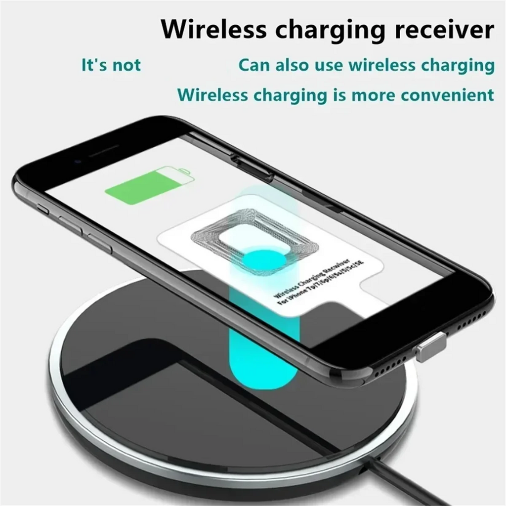 Type-C Wireless Charging Receiver Type C Fast Wireless Charger Adapter for