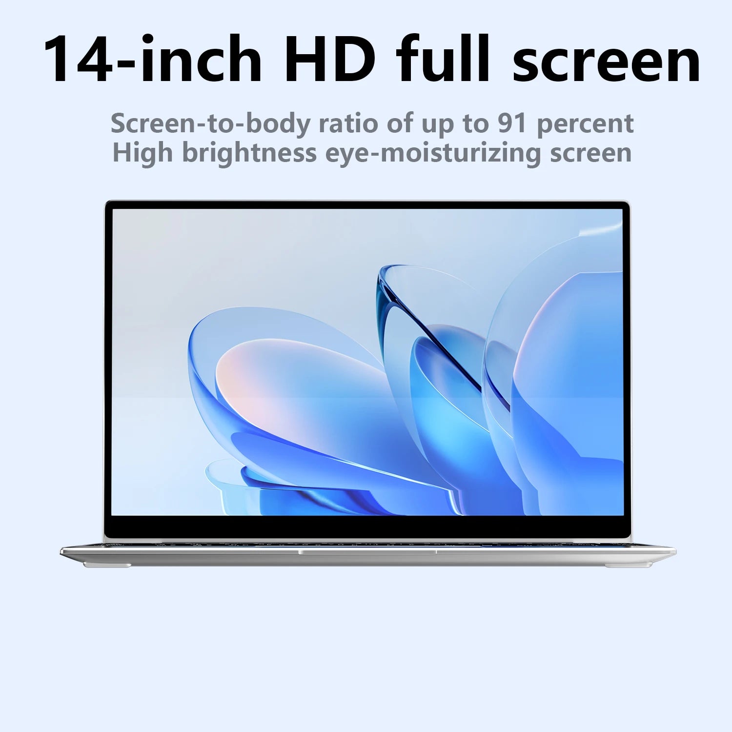 14.1" Ultra Slim Notebook 16GB RAM 2TB SSD Intel N3700 Gaming Laptop 1920*1080 Display Office Study Computer PC Windows 11 Pro