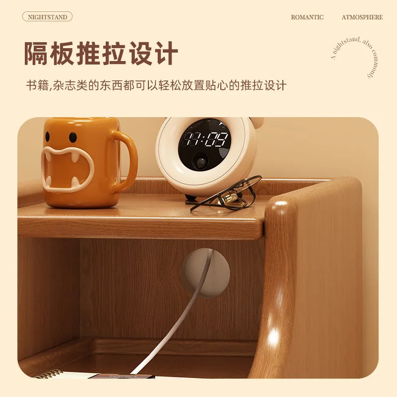 Bedside Cabinet Small Frame Household Bedroom Small Side Few Simple Bedside Storage Cabinet 20~ 30 Narrow Side Cabinet