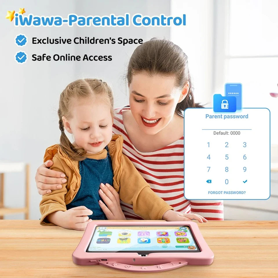 Tablet For Kids Android Murah Kids Educational Toys 3 Years Old Tablet Kids Study LCD Tablet Slot Eye Protection Learning Tablet