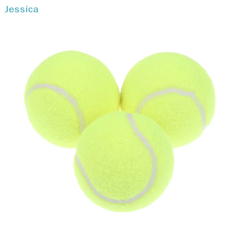 ♥ High Elasticity Training Entertainment Ball Tennis For Training Exercises Elastic Fiber Rubber Outdoor Tennis Ball