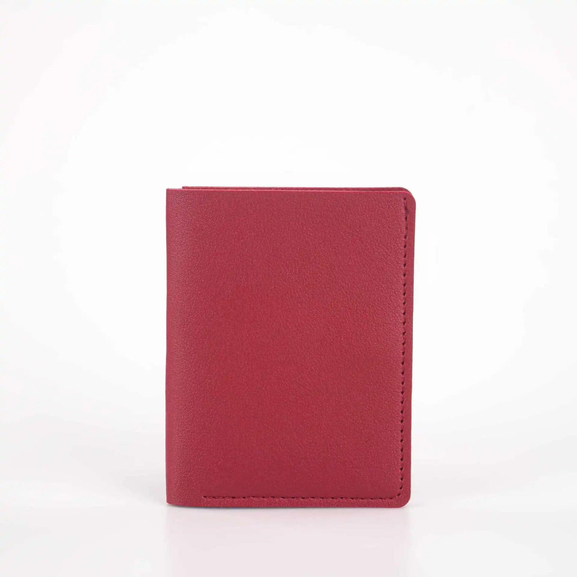 Leather Small Wallet for Men Short Simple Women's Purse Fashion Ultra Thin Credit Card Bag Coin Purse - Free Item