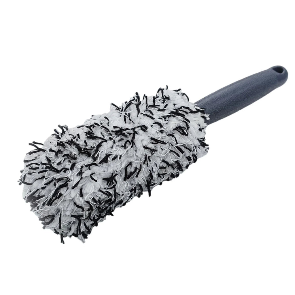 Car Wheel Tire Rim Cleaning Brush Portable Plush Car Wheel Hub Brush Washing Tool Car Detailing Care Dust Removal Brush