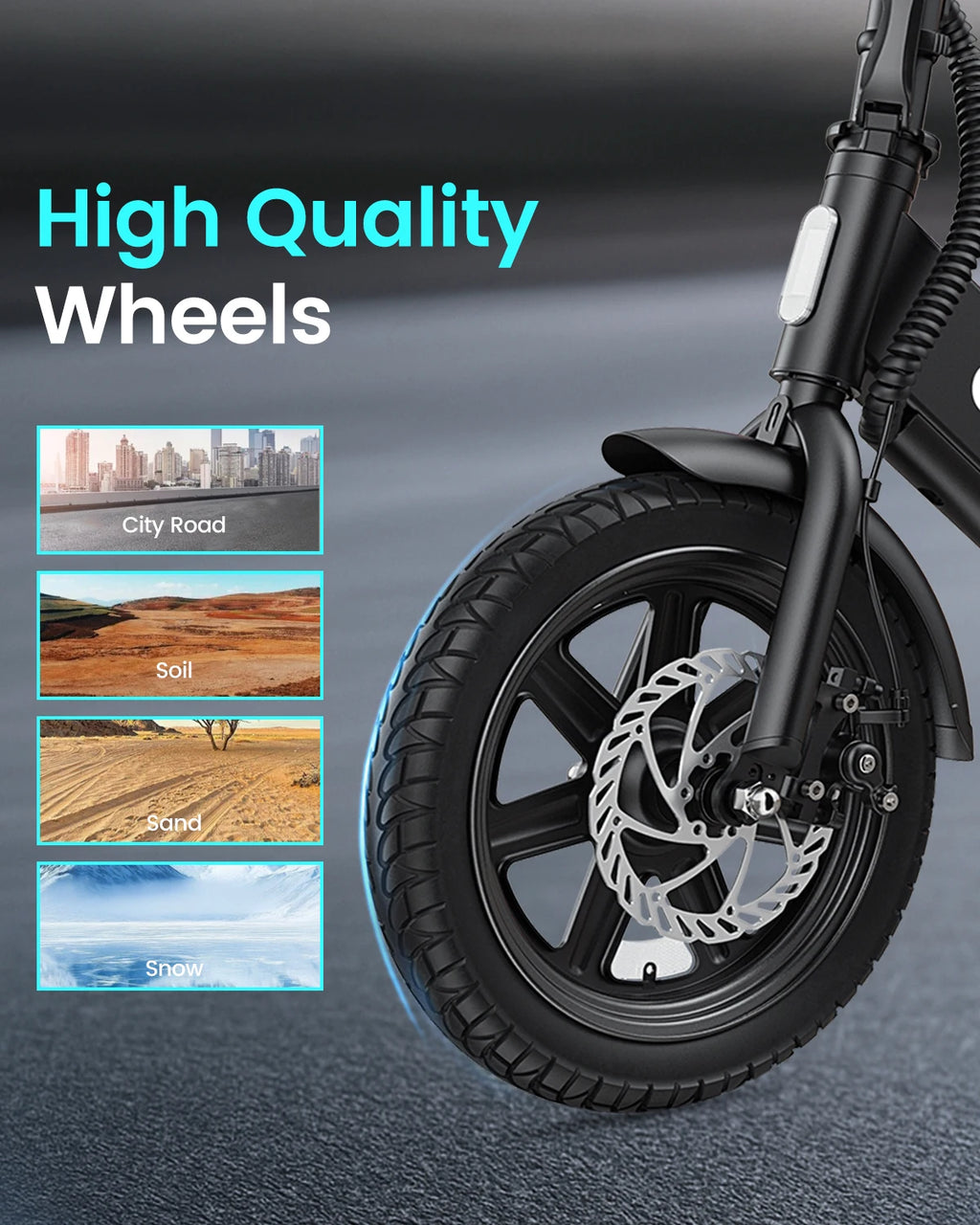【1 Year Warranty】DYU C3 14 inch Electric Bike Peak 500W Motor 280WH Battery Electric Bicycle,20mph  city E-bike UL2849