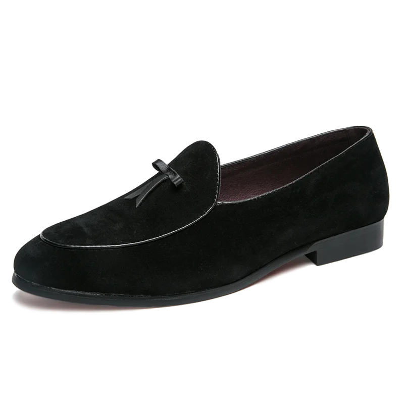 Hot Selling Men's Suede Shoes Europe America Soft Soled Comfortable Loafers Simple Versatile Men's Casual Shoes Free Delivery