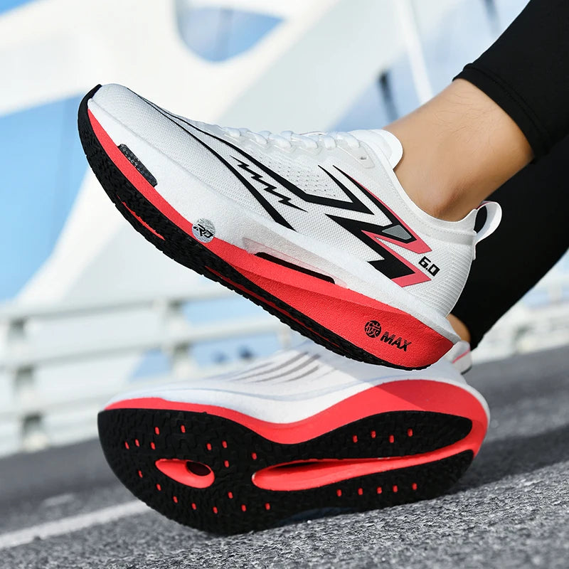 Men Running Shoes Outdoor Sports Shoes Racing Shock-absorbing Jogging Training Casual Sneakers Cushioning Walking Shoes for Men