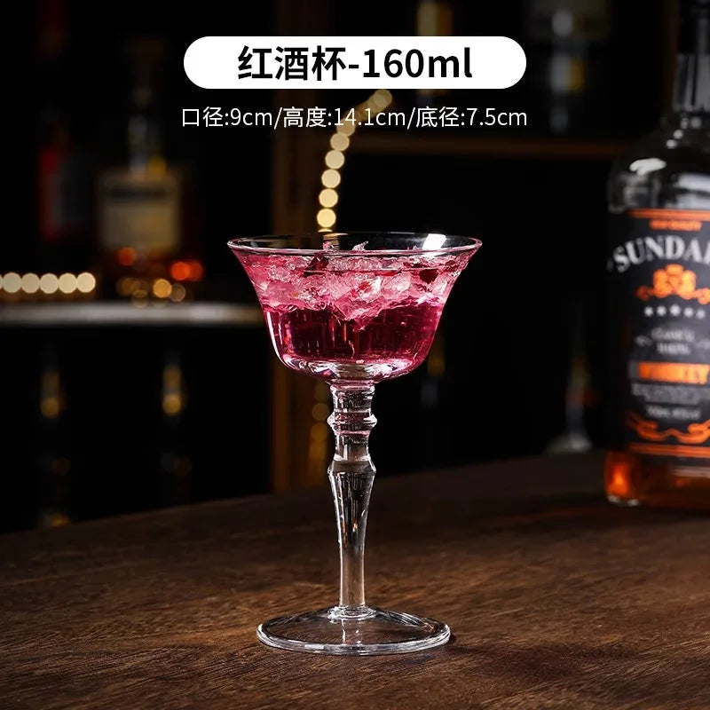 Japanese Cocktail Glasses Etched Highball Glasses Martini Glasses Singapore Sling Glasses Long Drink Glasses