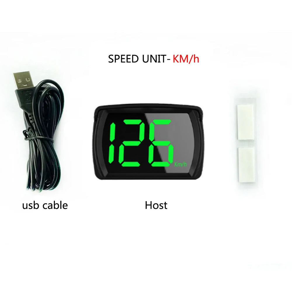 Car HUD Display Car Headup Display MPH GPS Digital Speedometer with LED Large Font Display for Car Truck SUV Motorcycle