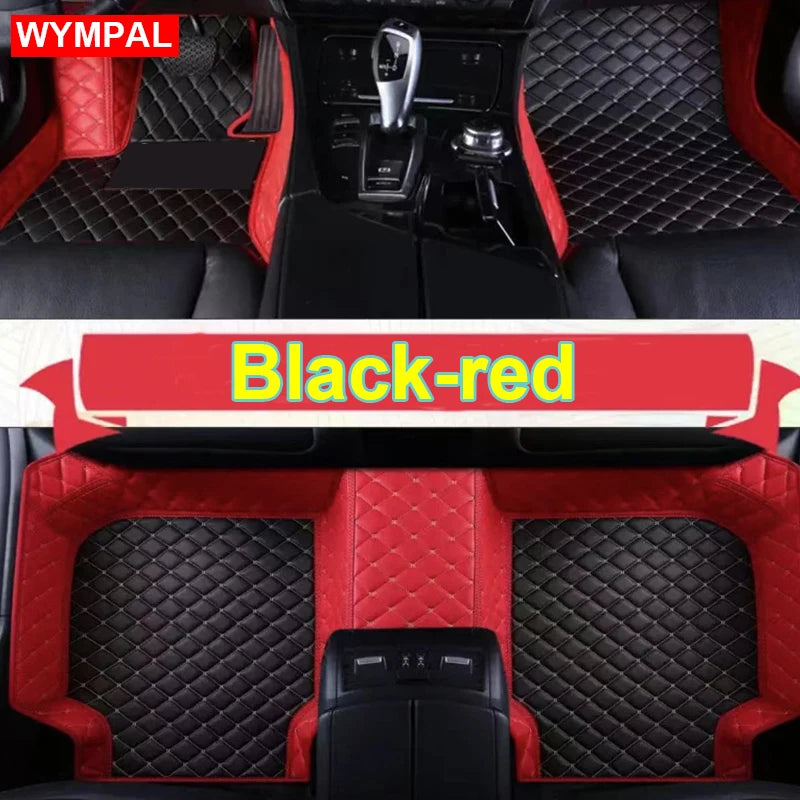 Car Mats For VW VW Passat CC 2008~2016 Floor Rug Set Auto Interior Parts Carpet Pad Luxury Leather Mat Car Accessories