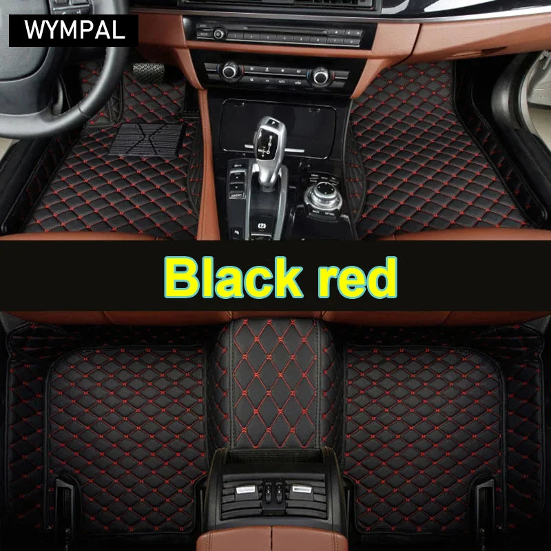Car Mats For VW VW Passat CC 2008~2016 Floor Rug Set Auto Interior Parts Carpet Pad Luxury Leather Mat Car Accessories