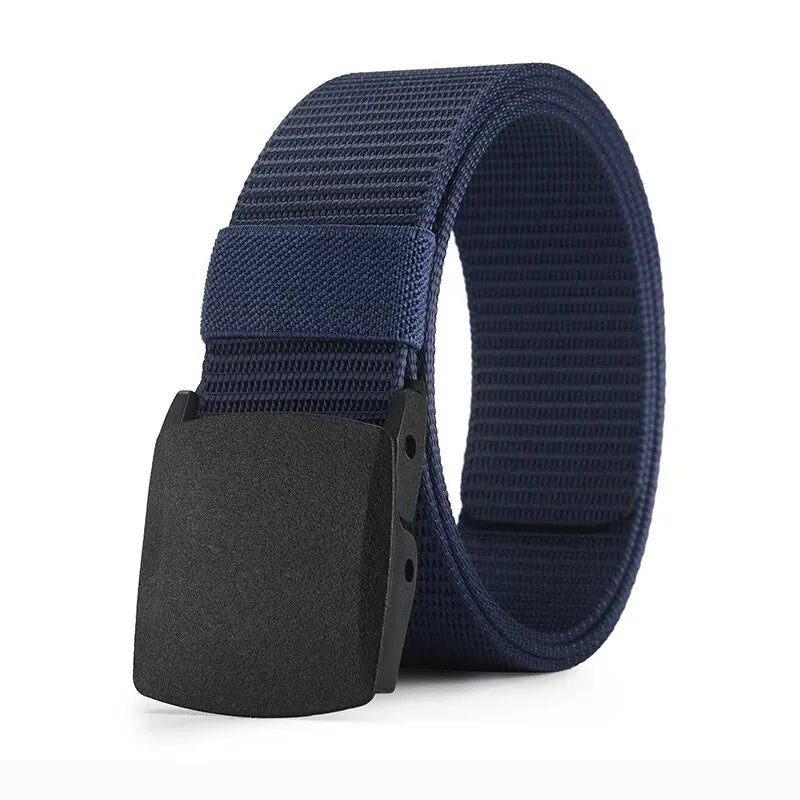 Men's Belt Outdoor Casual Canvas Belt Metal Free Training Nylon Tactical Belt With Pants Jeans Belt Sports Belts For Men Women - Free Item