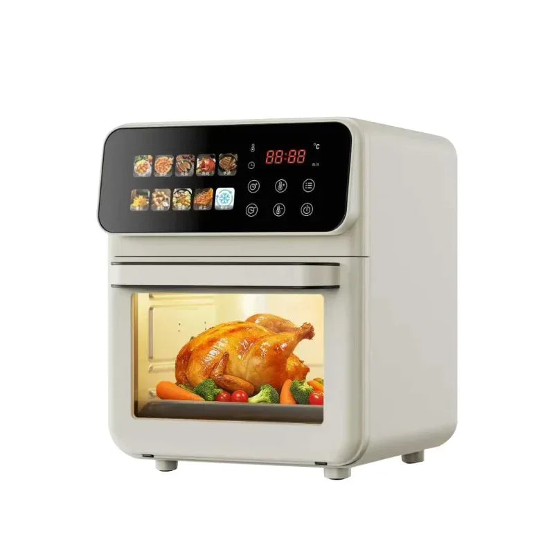 Air Frying Oven Steaming and Baking Integrated Electric Oven Household Multi-functional Visual Model Fumes-free Baking Fryer