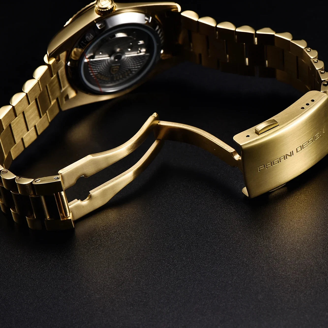 PAGANI DESIGN New Week Calendar Type Man watch ST16 Movt Waterproof Mechanical Watch 316L All Steel Luxury Luminous Men watch