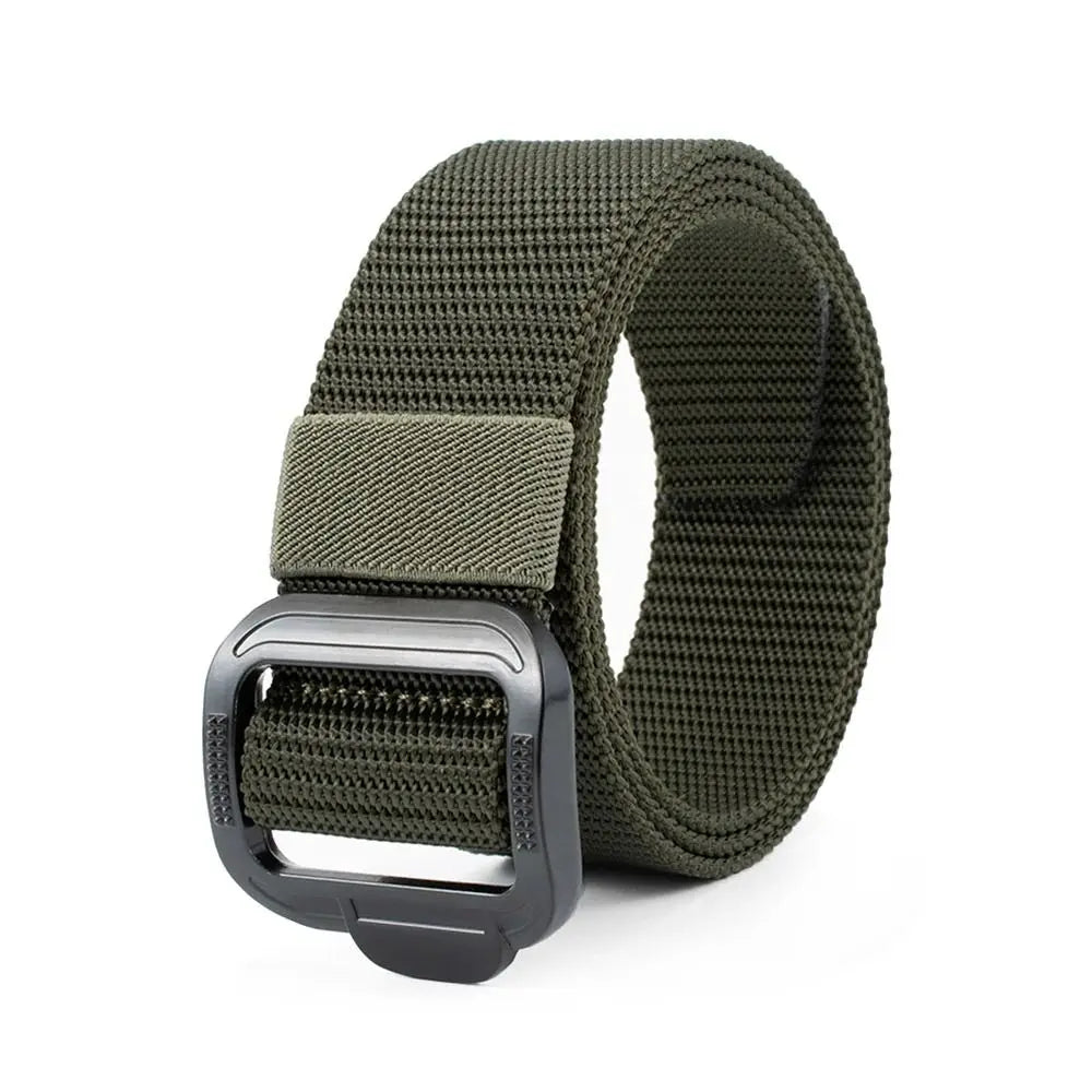 Fashion Vintage Retro Nylon Tactical Belt Trouser Dress Belts Non-Porous Buckle Waistband Waist Strap