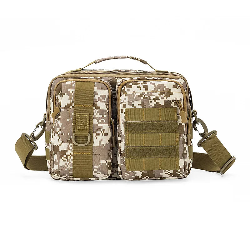 Fishing Handbags Portable Multi-Functional Travel Bag Sling Crossbody Bag Camouflage Outdoor Tactical Shoulder Bag For Climbing