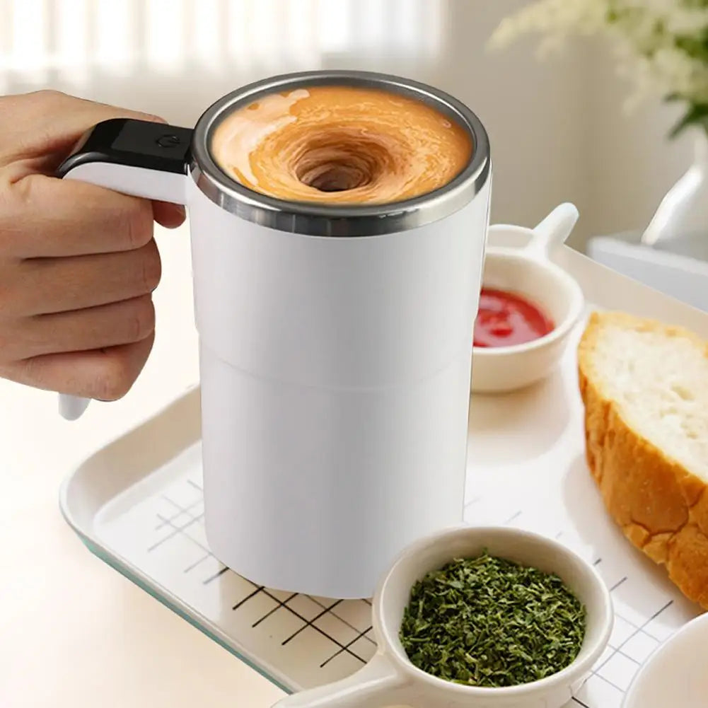 New Smart Temperature-measuring Portable Magnetic Automatic Stirring Cup Electric Coffee Cup For Sports Fitness Milkshake Cup
