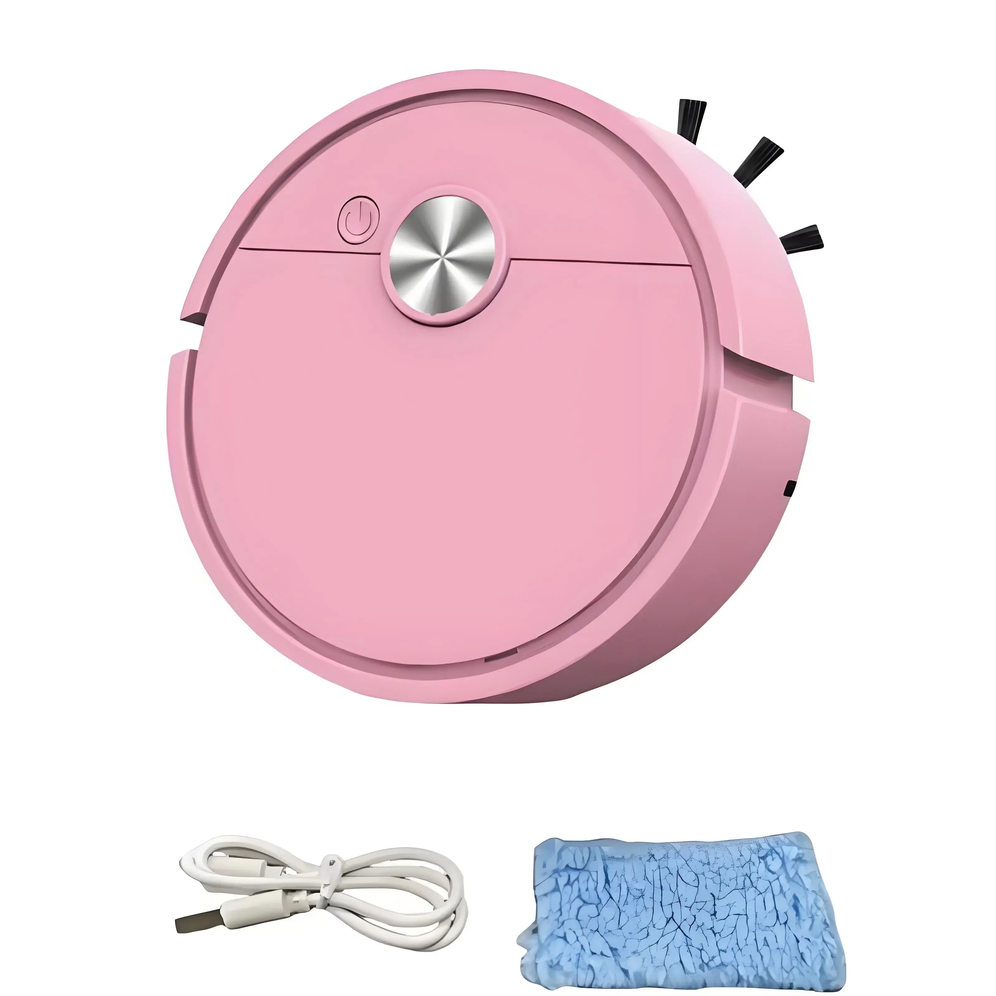 New 3 in 1 Smart Sweeping Robot Vacuum Cleaner 4000Pa Strong Suction For Bedroom Living Room Hard Floors Pet Hair Carpets