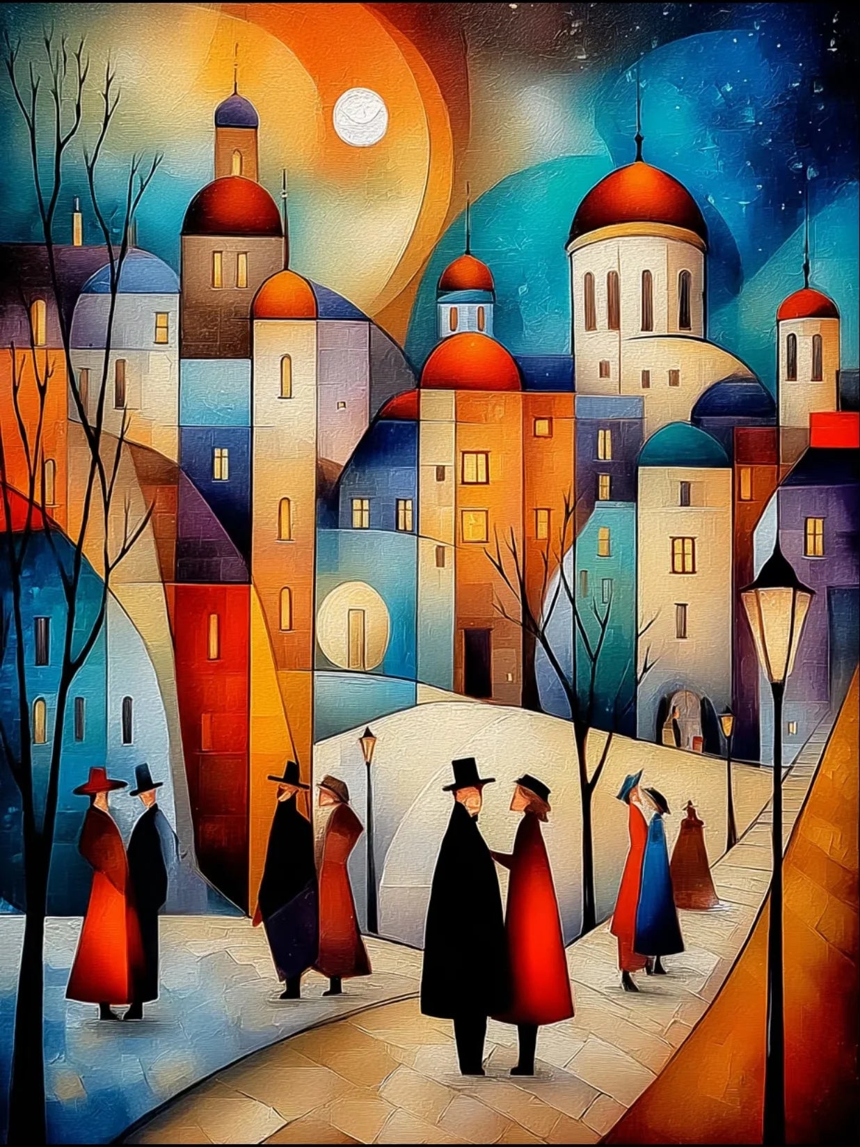 Abstract Art Digital Oil Painting DIY Wall Painting Home Decoration Gift Friends Party Coloring Activity