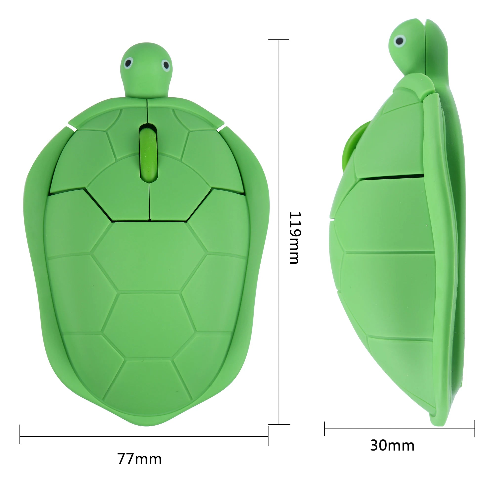 Wireless 2.4G Turtle Appearance Anti Slip Design Plug And Play Light Weight Portable Cute Creative Mause Office Use Gift For Kid