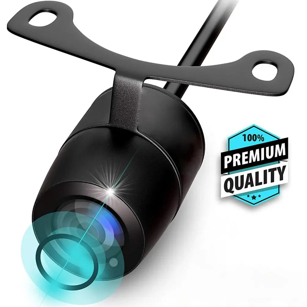 Car high-definition camera, large-angle waterproof CMOS car rear/front/side view reversing camera, rear pull-out camera