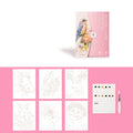 6 creative watercolor painting sets, including watercolor paper, dipping pen, art painting and coloring pigments