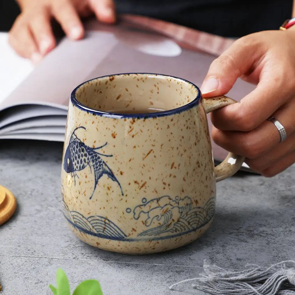 Afternoon Tea For Office And Home Creative Household Personalized 380ml Large Capacity Coffee Cup Mug Drinkware Water Cup