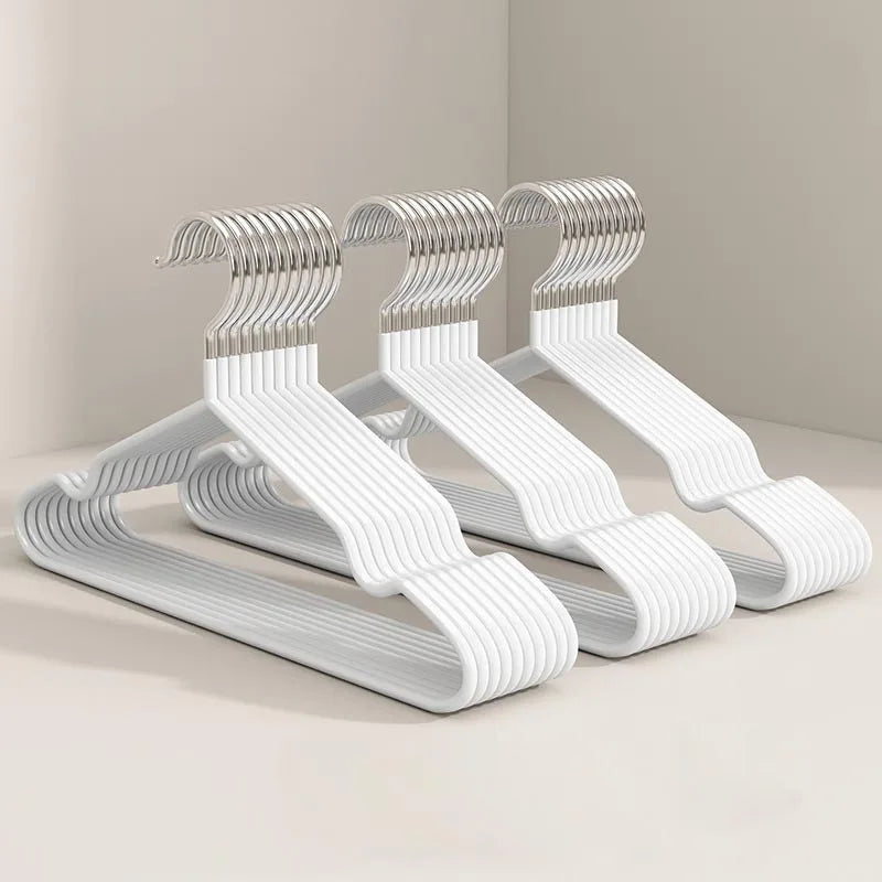 Garment Organizer Hangers Non Marking Clothes Hangers for Home Use Non Slip Drying Metal Thick Storage Bedrooms Wardrobes Adult