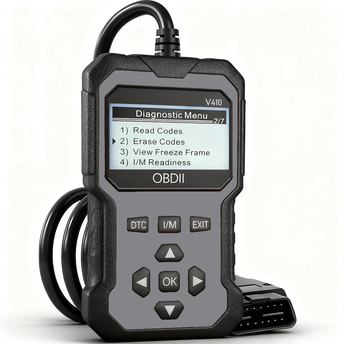 Enhanced Universal Obd Ii Scanner Car Engine Fault Code Reader Can Diagnostic Scan Tool, Reads and Clears Error Codes for 1996 or Later Vehicles.